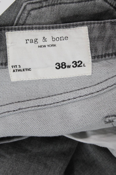 Rag & Bone Mens Gray Straight Jeans Size 38
