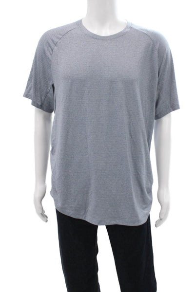Lululemon Mens Gray Polyester Crew Neck Short Sleeve T-Shirt Size S