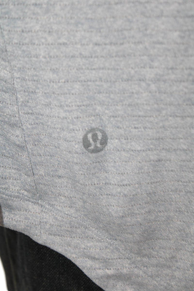 Lululemon Mens Gray Polyester Crew Neck Short Sleeve T-Shirt Size S