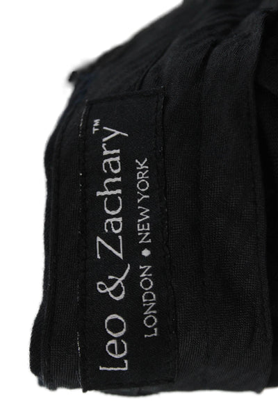 Leo & Zachary Childrens Boys Creased Dress Pants Black Size 12