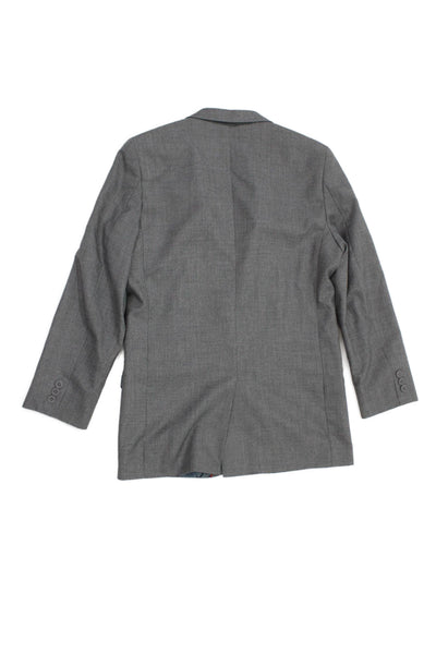 Appaman Childrens Boys Two Button Blazer Jacket Grey Size 14