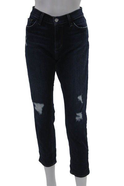 Joes Jeans Womens Boyfriend Tapered Jeans Dark Blue Size 26