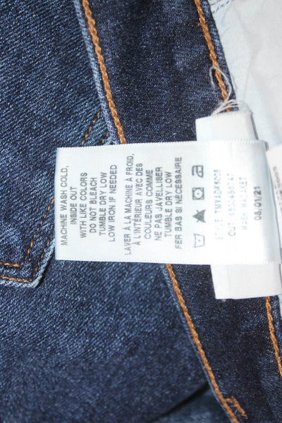 Joes Jeans Womens Boyfriend Tapered Jeans Dark Blue Size 26