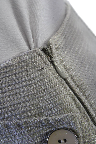 Ted Baker London Women A-Line Mini Skirt Gray Size 2
