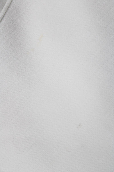 Banana Republic Women A-Line Skater Skirt White Knee Length Size 0