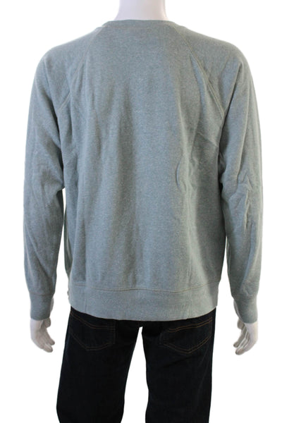 J Crew Men Pullover Sweatshirt Gray Crewneck Long Sleeve Size L