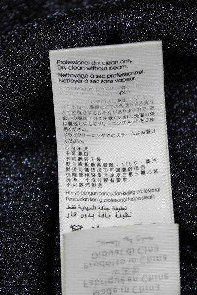 3.1 Phillip Lim Women Black Crew Neck Basic T-Shirt Short Sleeve Petite Size S