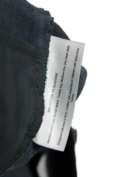 M.M. Lafleur Women Dark Gray Cropped Ankle High-Rise Pants Size 12