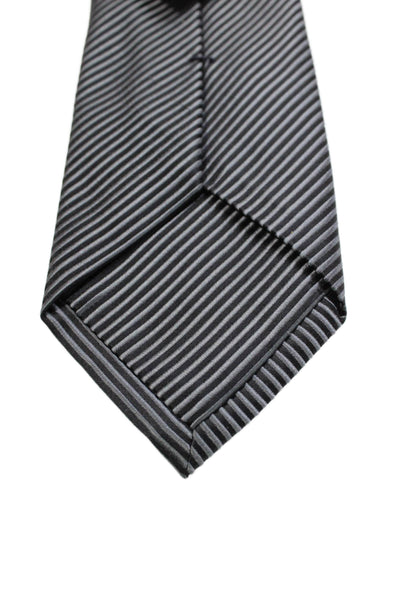 David Donahue Men's  Classic Silk Multicolor Striped Neck Tie One Size