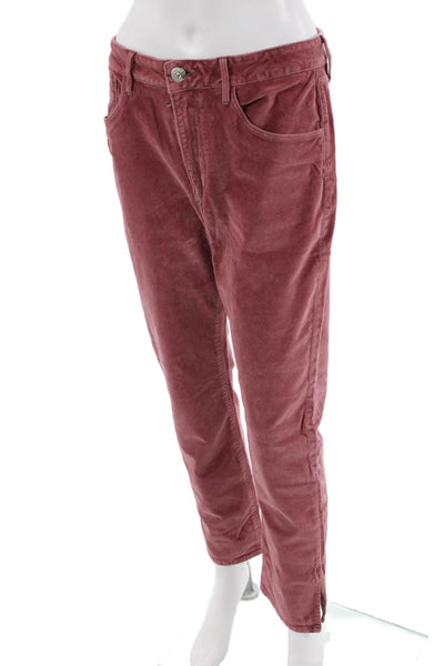 3x1 NYC Womens Cropped Pink Pants Size 30