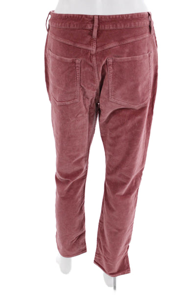 3x1 NYC Womens Cropped Pink Pants Size 30