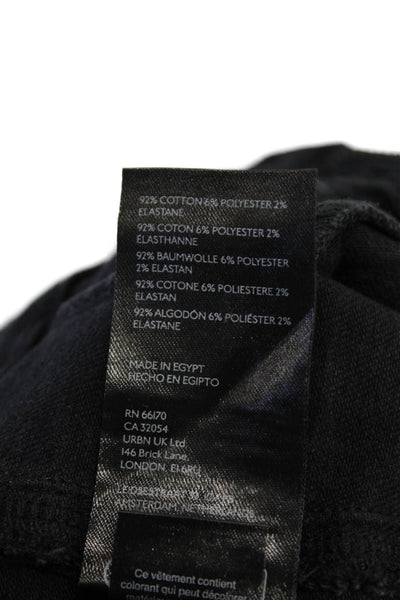 We The Free Women Black Bootcut Flared Jeans Mid Rise Button Size 26