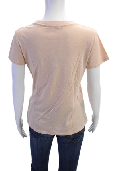 Sub_Urban Riot, Women Jersey Graphic T-Shirt Beige Short Sleeve Size XS