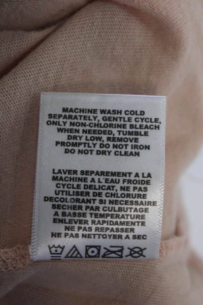 Sub_Urban Riot, Women Jersey Graphic T-Shirt Beige Short Sleeve Size XS