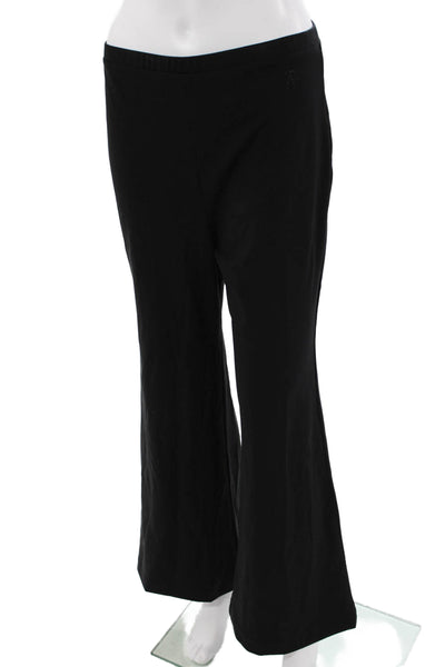 The Park Women Sweatpants Black Modal Cotton Spandex Size L