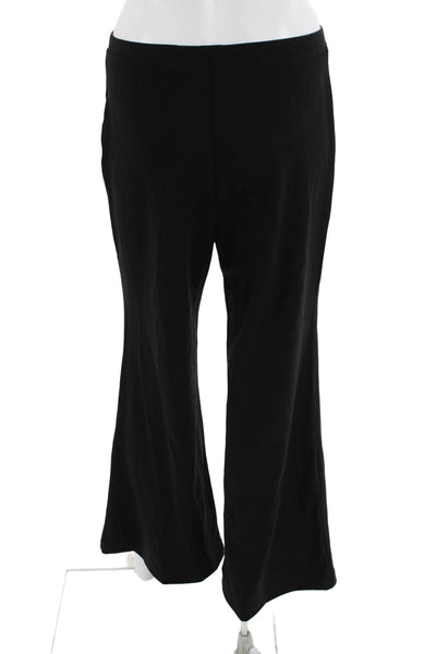 The Park Women Sweatpants Black Modal Cotton Spandex Size L
