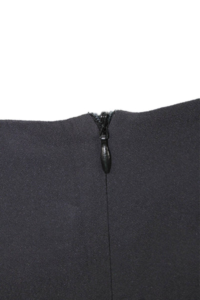 La Double J Women Black Graphic Print Polyester Straight & Pencil Skirt Size M