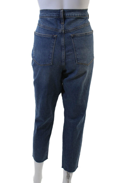 J Crew Women Skinny Ankle High Waist Dark Blue Jeans Size 31