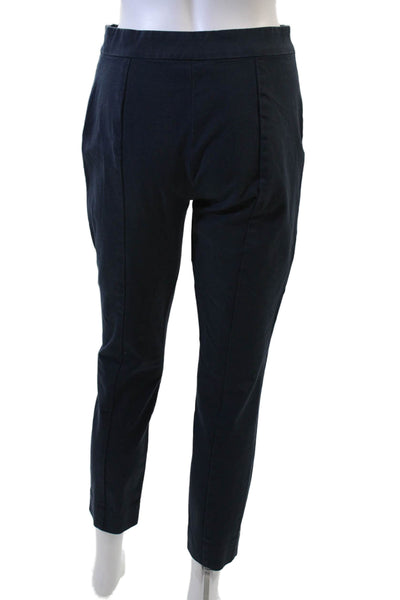 Everlane Women Ankle Cropped Pants Dark Blue Zip Size 4