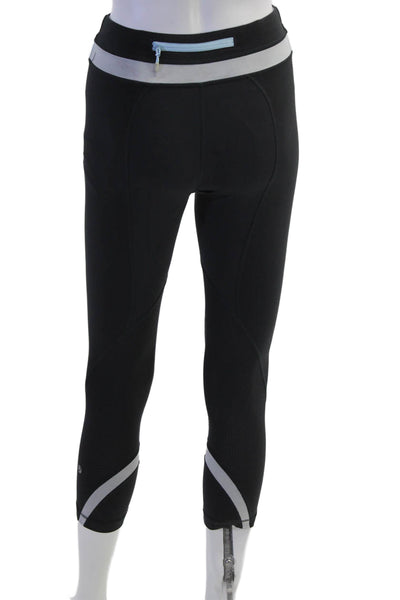 Lululemon Women Capri Leggings Pants Black Nylon Size 4
