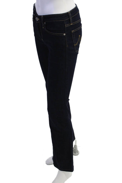 AG Adriano Goldschmied Womens Dark Blue Bootcut Flared Jeans Size 26