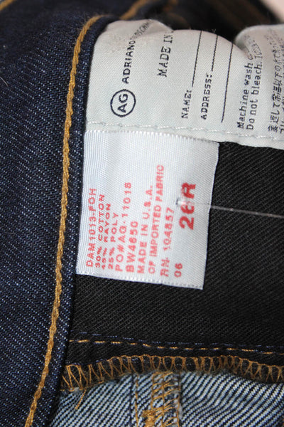 AG Adriano Goldschmied Womens Dark Blue Bootcut Flared Jeans Size 26