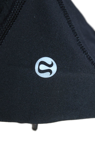 Lululemon Women Ankle Cropped Leggings Black Nylon Zip Size 2