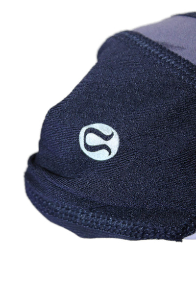 Lululemon Women Cropped Capri Leggings Dark Blue Nylon Size 2