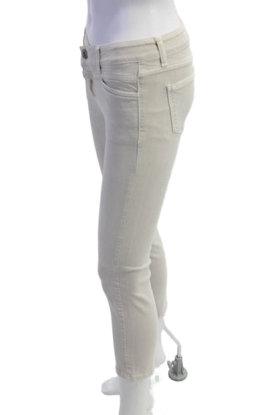 Closed Women Skinny Ankle Jeans Beige Size 25