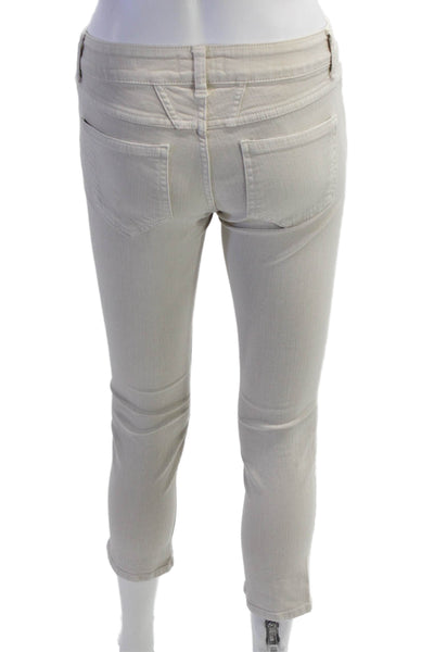 Closed Women Skinny Ankle Jeans Beige Size 25
