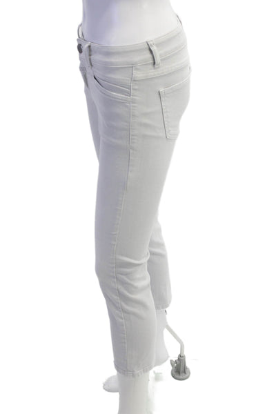 Closed Women Cropped Ankle Pants Gray Low Rise Size 25