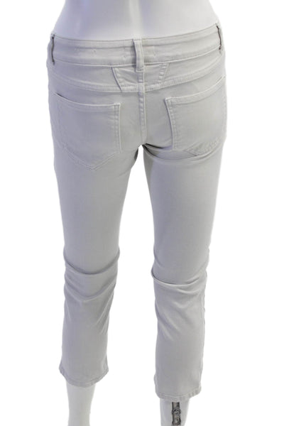 Closed Women Cropped Ankle Pants Gray Low Rise Size 25