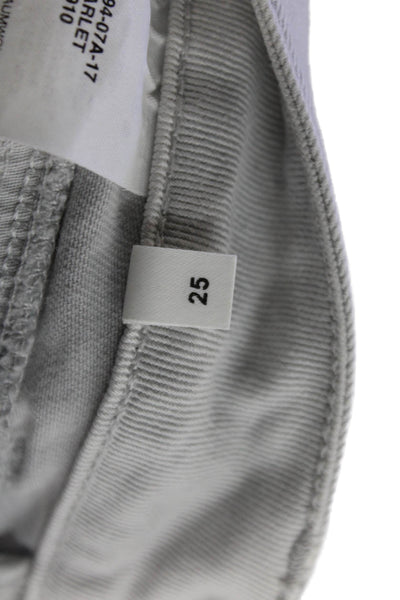Closed Women Cropped Ankle Pants Gray Low Rise Size 25