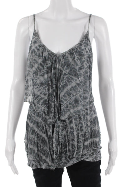 Bailey 44 Women Camisole Dark Gray V-Neck Polyester Buckle Size S
