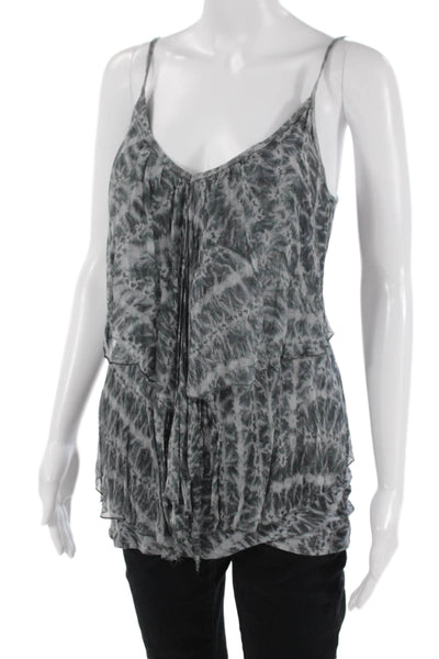 Bailey 44 Women Camisole Dark Gray V-Neck Polyester Buckle Size S