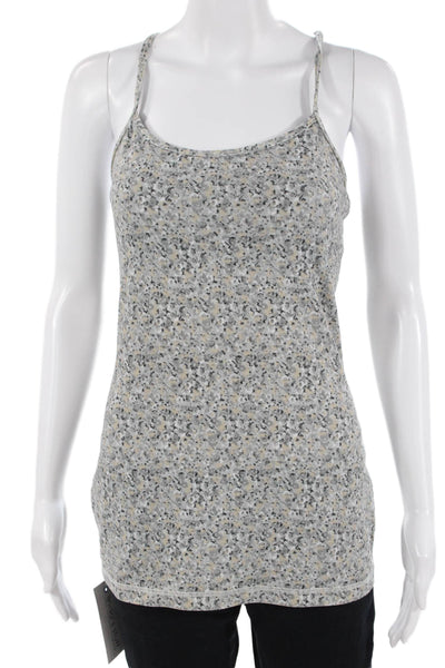 Lululemon Womens Beige Basic Camisole Nylon Round Neck Sleeveless Size 4
