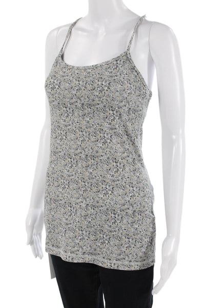 Lululemon Womens Beige Basic Camisole Nylon Round Neck Sleeveless Size 4
