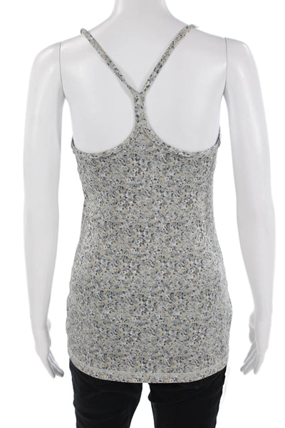 Lululemon Womens Beige Basic Camisole Nylon Round Neck Sleeveless Size 4