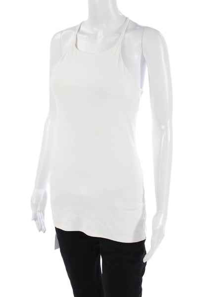 Lululemon Women Basic Camisole White Nylon Sleeveless Size 4