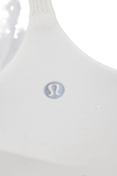 Lululemon Women Basic Camisole White Nylon Sleeveless Size 4