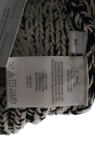 Re/Done Womens Gray Crop Top Sleeveless Round Neck Size XS