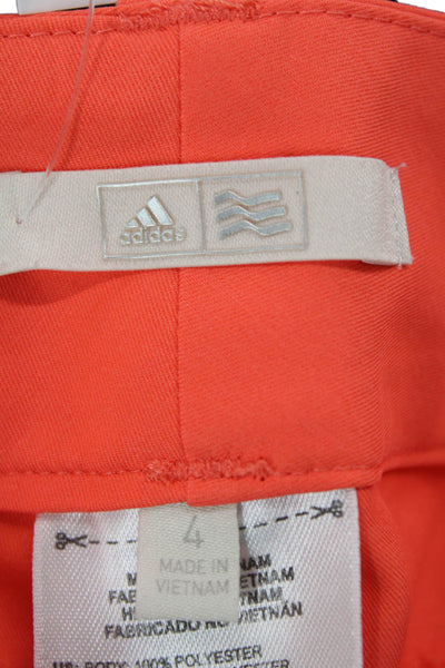 Adidas Unisex Orange Beach Polyester Shorts Size 4