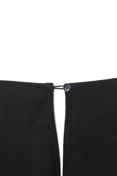 BCBGMAXAZRIA Women Jumpsuit Black Long Sleeve Size S