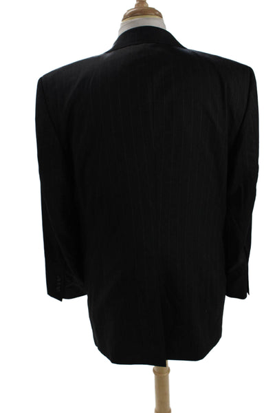 Jos A Bank Mens Dark Gray Wool Suit Jacket Button Big & Tall Size 42