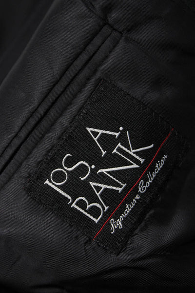 Jos A Bank Mens Dark Gray Wool Suit Jacket Button Big & Tall Size 42