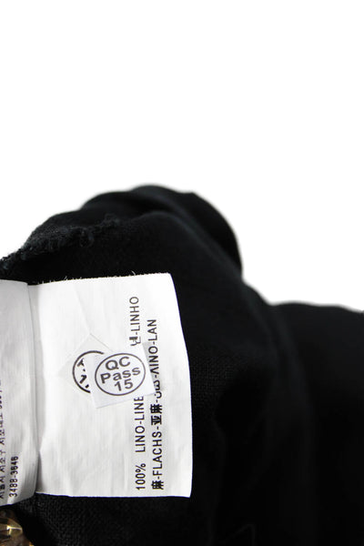 United Colors of Benetton Women Shift Tank Dress Black Sleeveless Size XS