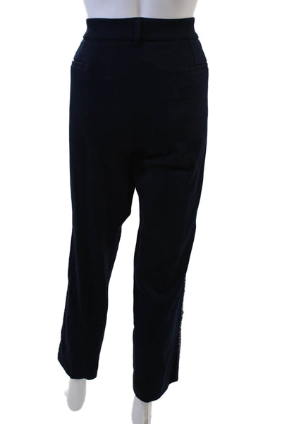 Vilagallo Womens Ankle Dress Pants Dark Blue Size 48