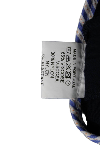 Vilagallo Womens Ankle Dress Pants Dark Blue Size 48
