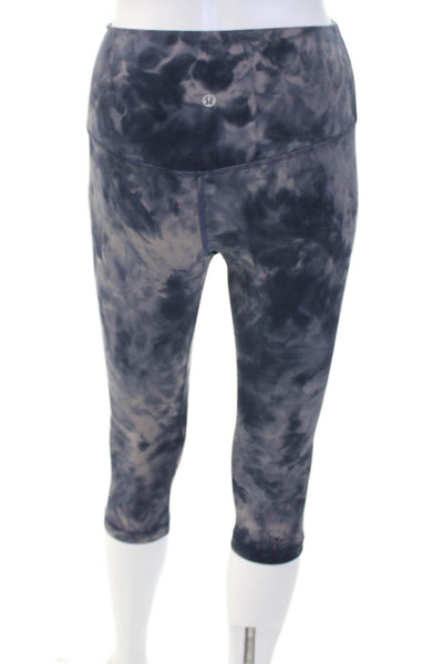 Lululemon Women Capri Leggings Dark Gray Size 6