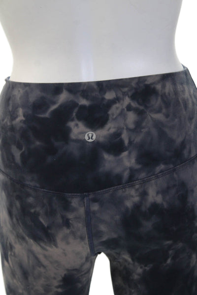 Lululemon Women Capri Leggings Dark Gray Size 6